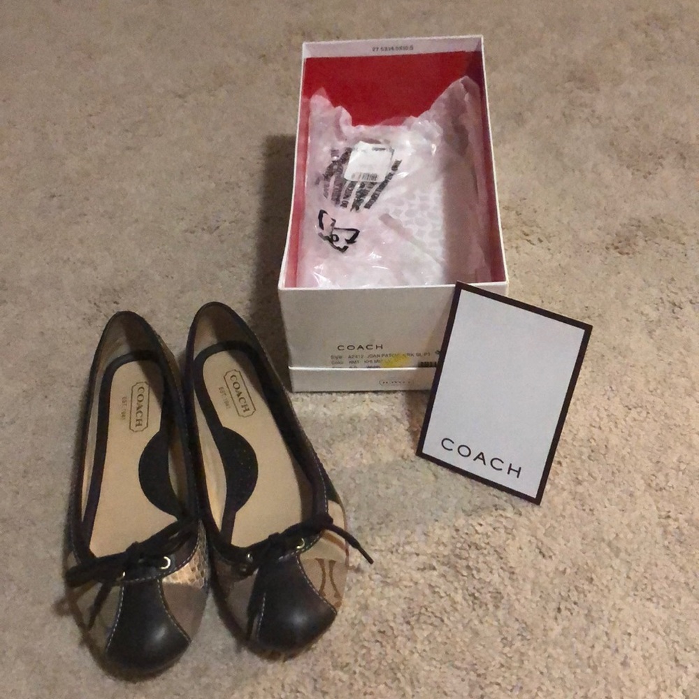 Coach -Joan Patchwork Flats - image 3